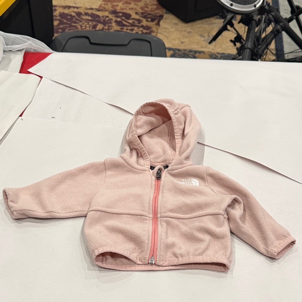 The North Face Light Pink Infant Hoodie